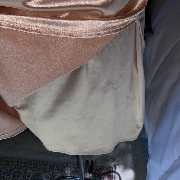 Iris Elegant Satin Dress - Picture 6 of 9